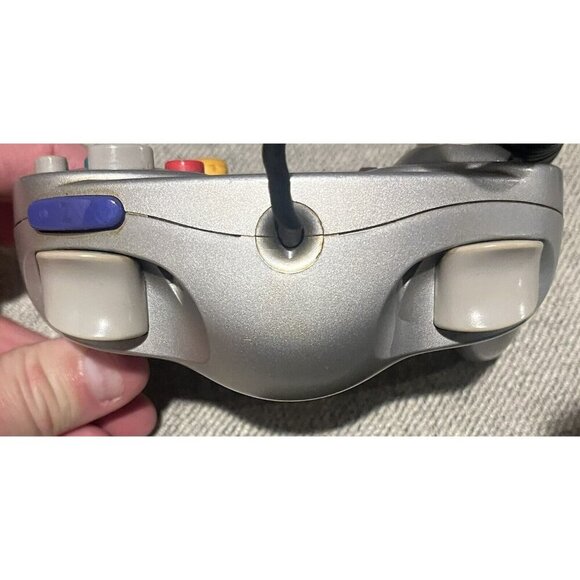 Official Nintendo Gamecube Controller Platinum Silver DOL-003 OEM Tested - Picture 4 of 4